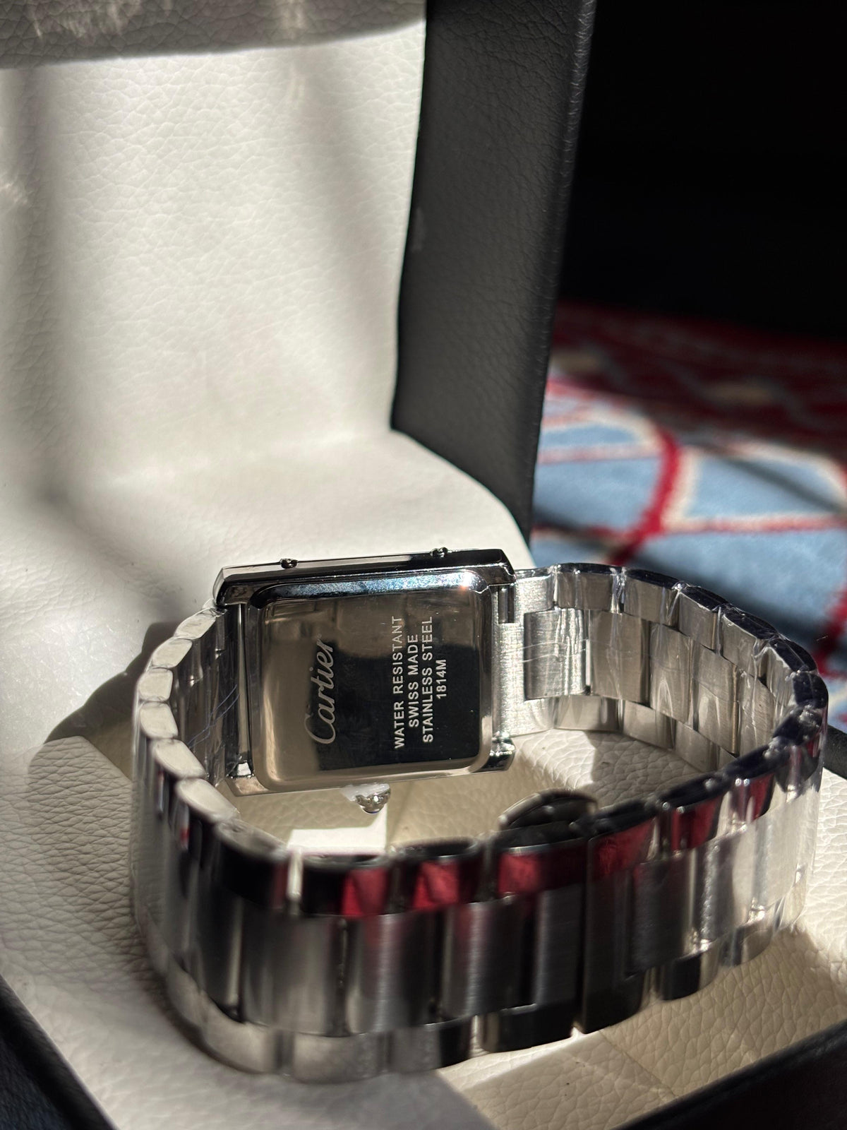 Cartier Tank Style black Dial Watch – Watch Out