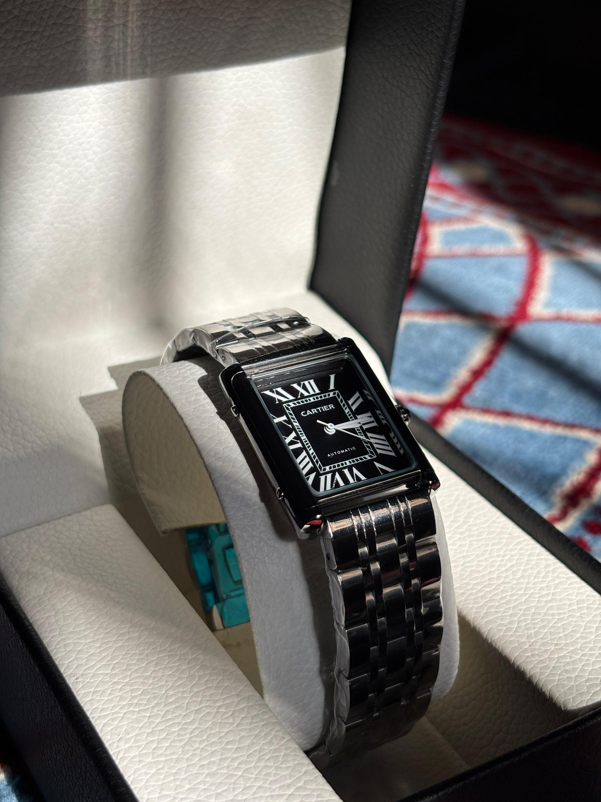 Cartier Tank Style black Dial Watch – Watch Out